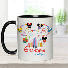 Load image into Gallery viewer, Personalized Grandma Accent Mug Custom Name Gift for Mother's Day
