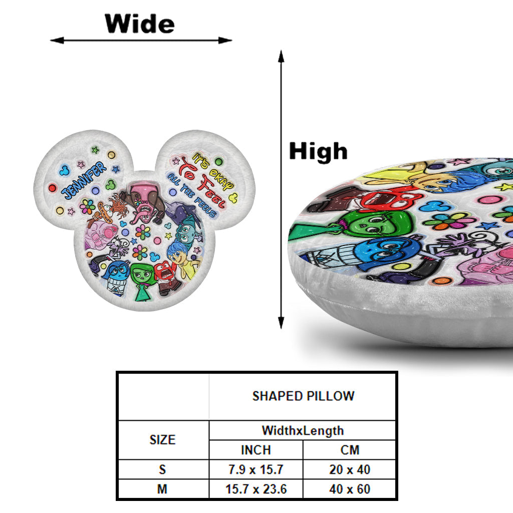 Personalized Shaped Pillow Custom Design Gift for Kids