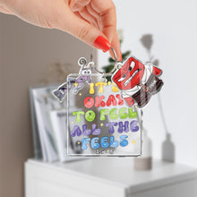 Load image into Gallery viewer, Personalized Acrylic Keychain with Charms for All Occasions
