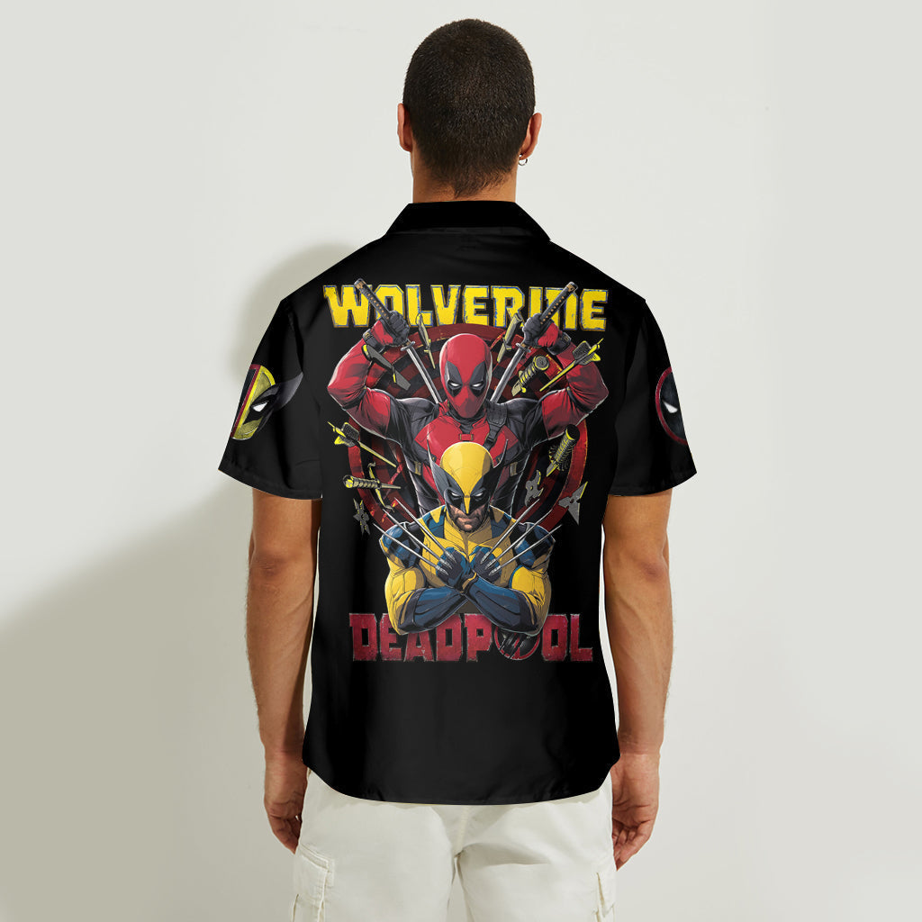 Personalized Marvel Character Hawaiian Shirt Custom Name Gift