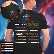 Load image into Gallery viewer, Personalized Darth Vader T-shirt and Hoodie for Grandfather's Day

