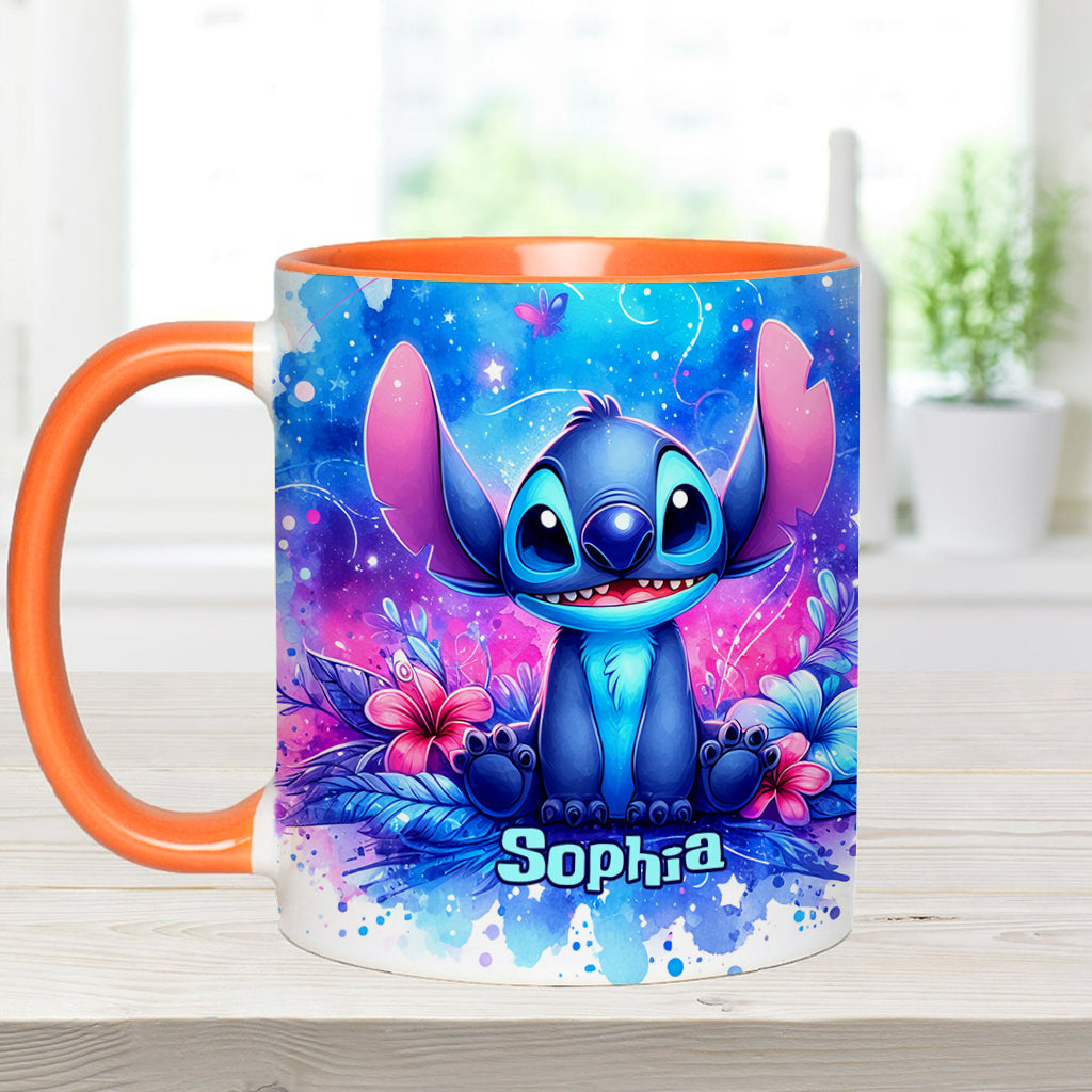 Personalized Ohana Accent Mug Custom Name Gift for Family