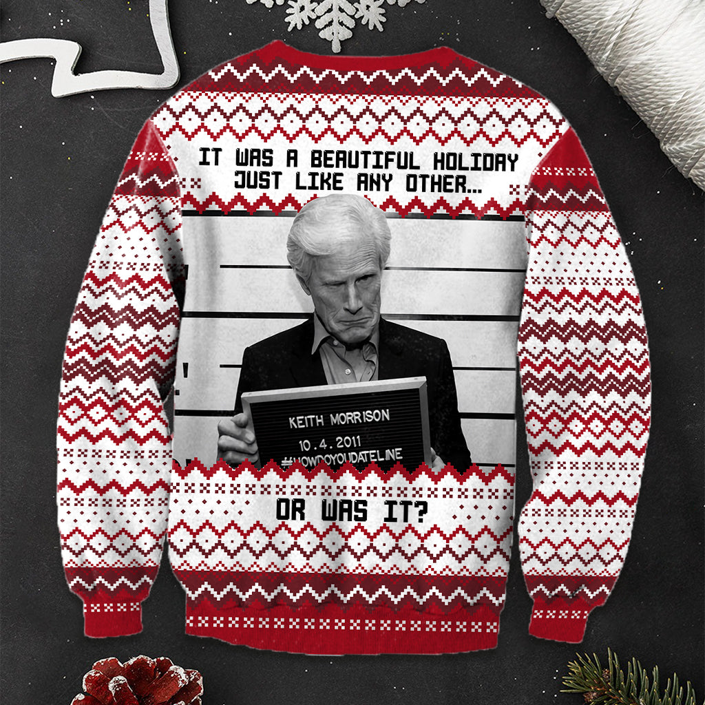 Personalized Holiday Ugly Sweater Custom Name Gift Idea
