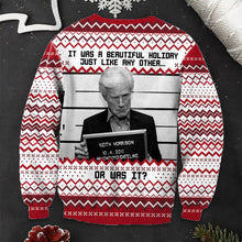 Load image into Gallery viewer, Personalized Holiday Ugly Sweater Custom Name Gift Idea
