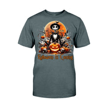 Load image into Gallery viewer, Personalized Halloween T-shirt &amp; Hoodie with Spooky Design
