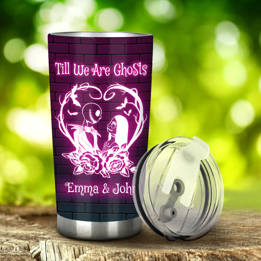 Personalized Halloween Tumbler Custom Name Gift for Couples