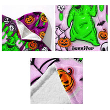 Load image into Gallery viewer, Personalized Oogie Boogie Blanket Hoodie for Halloween &amp; Christmas Gift
