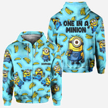 Load image into Gallery viewer, Personalized Minion All Over Shirt Custom Name Birthday Gift
