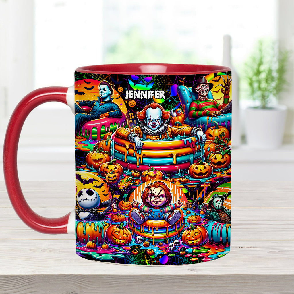 Personalized Halloween Accent Mug Custom Name Unique Gift