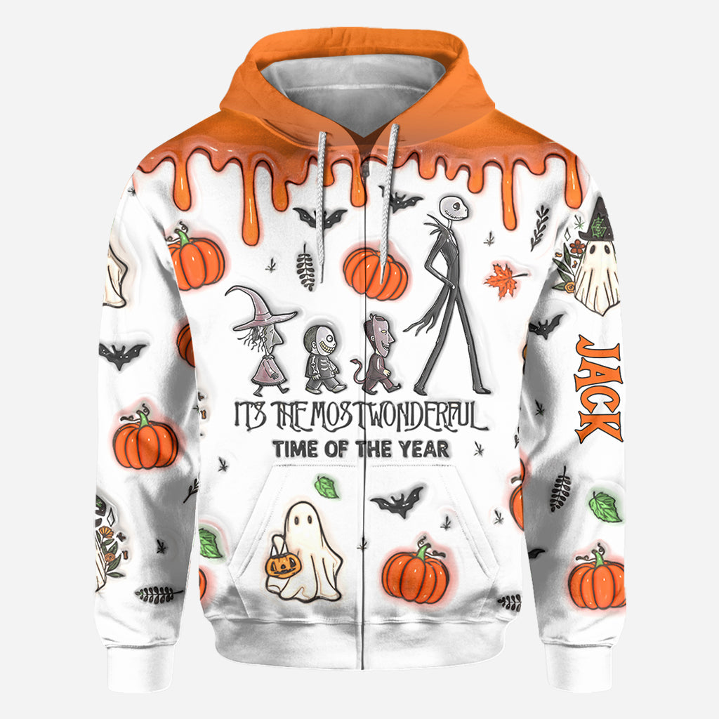 Personalized Nightmare Before Christmas All Over Shirt for Halloween