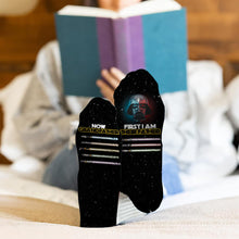 Load image into Gallery viewer, Personalized Grandfather Socks with Custom Names Star Wars Gift
