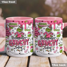 Load image into Gallery viewer, Personalized Grinch Accent Mug &amp; Coaster Gift for Christmas
