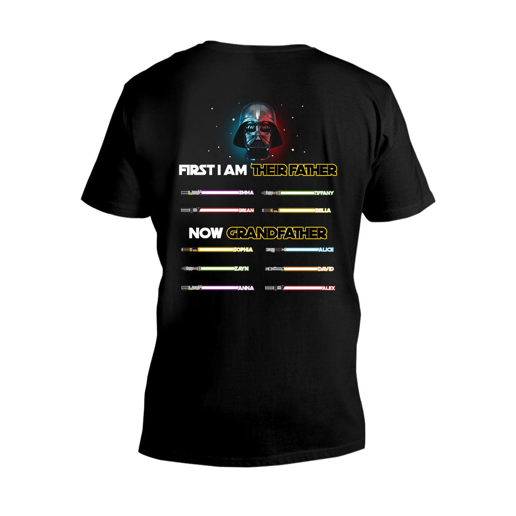 Personalized Darth Vader T-shirt and Hoodie for Grandfather's Day