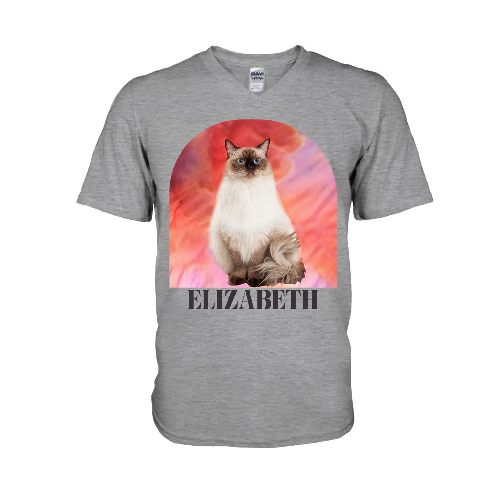 Personalized Cat T-Shirt & Hoodie Custom Name Gift for Cat Lovers