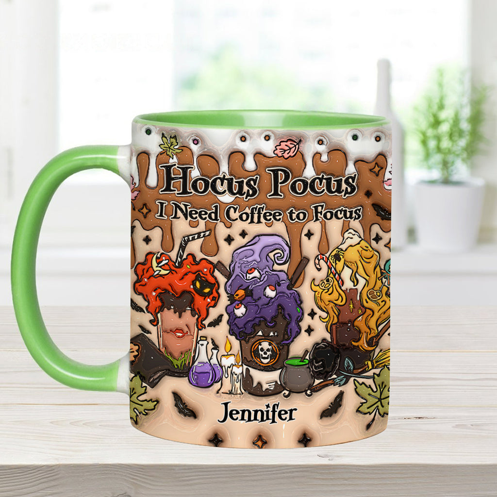 Personalized Three Witches Accent Mug for Fall Coffee Lovers