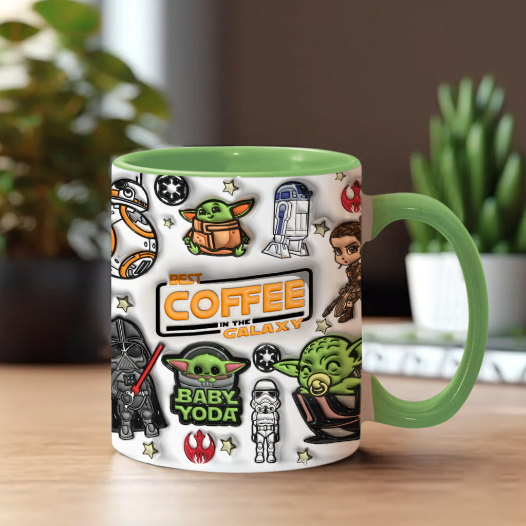Personalized The Force Accent Mug Custom Name Gift for Star Wars Fans