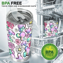 Load image into Gallery viewer, Personalized Tumbler with Puffy Mouse Ears Design Gift Idea
