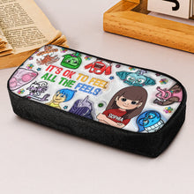 Load image into Gallery viewer, Personalized Kids Pencil Case with Fun Characters &amp; Custom Name
