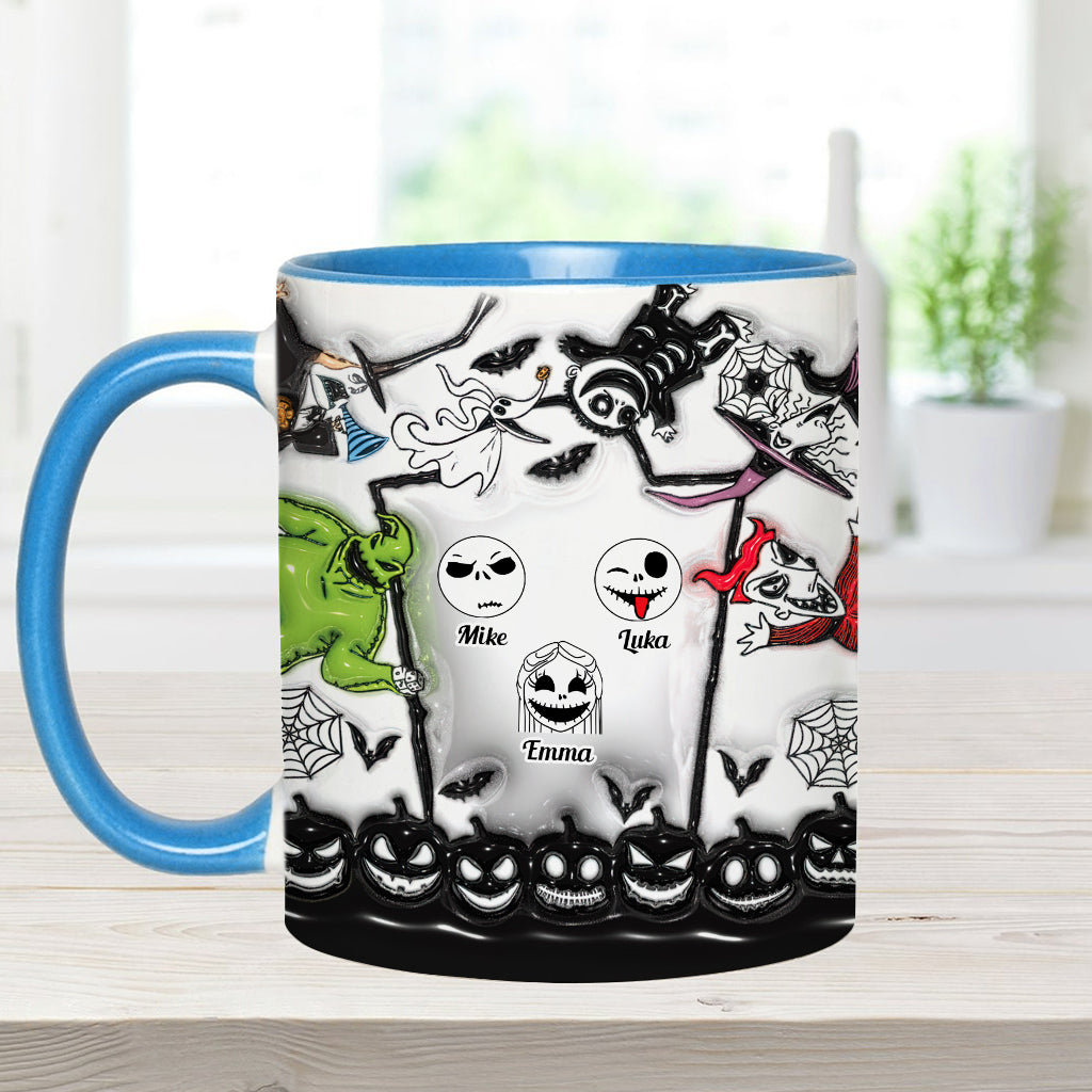 Personalized Nightmare Accent Mug Custom Name Gift for Mom or Dad