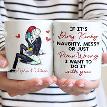 Load image into Gallery viewer, Personalized Kinky Couple Mug Custom Name Gift for Valentine's Day
