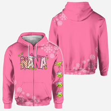 Load image into Gallery viewer, Personalized Grinchy Grandma Christmas All Over Shirt for Grandma
