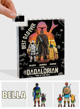 Load image into Gallery viewer, Personalized Dadalorian Building Block Gift for Dad - Custom Name Decor
