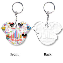 Load image into Gallery viewer, Personalized Best Grandma Ever Acrylic Keychain Gift
