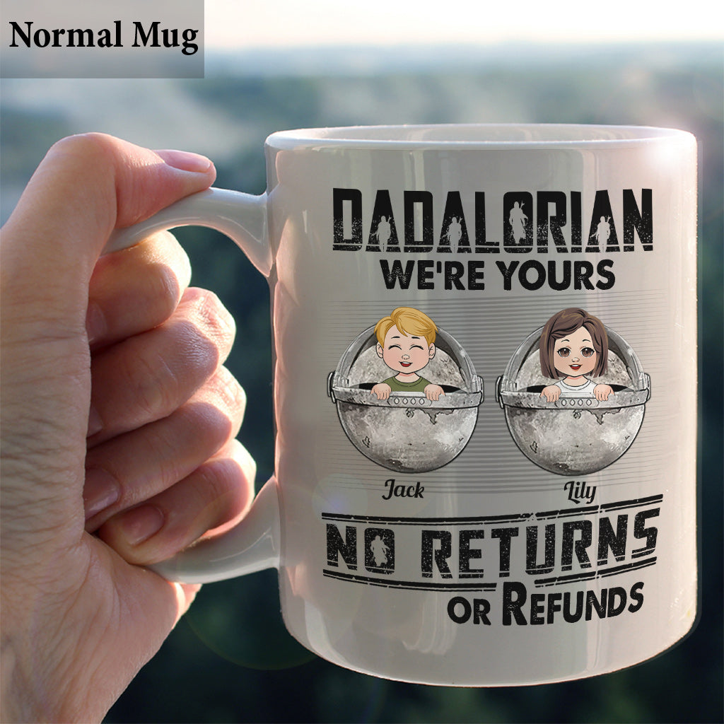 Personalized Dadalorian Mug Custom Family Design Gift