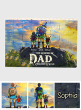 Load image into Gallery viewer, Personalized Building Brick Block Best Dad Ever Gift Idea

