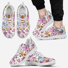 Load image into Gallery viewer, Personalized Floral Mouse Sneakers Custom Name Gift for Mom
