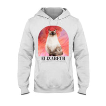 Load image into Gallery viewer, Personalized Cat T-Shirt &amp; Hoodie Custom Name Gift for Cat Lovers
