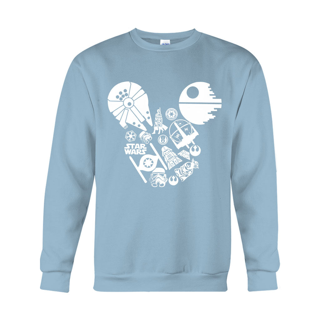 Personalized Star Wars Mouse Ears T-shirt & Hoodie Gift for Fans