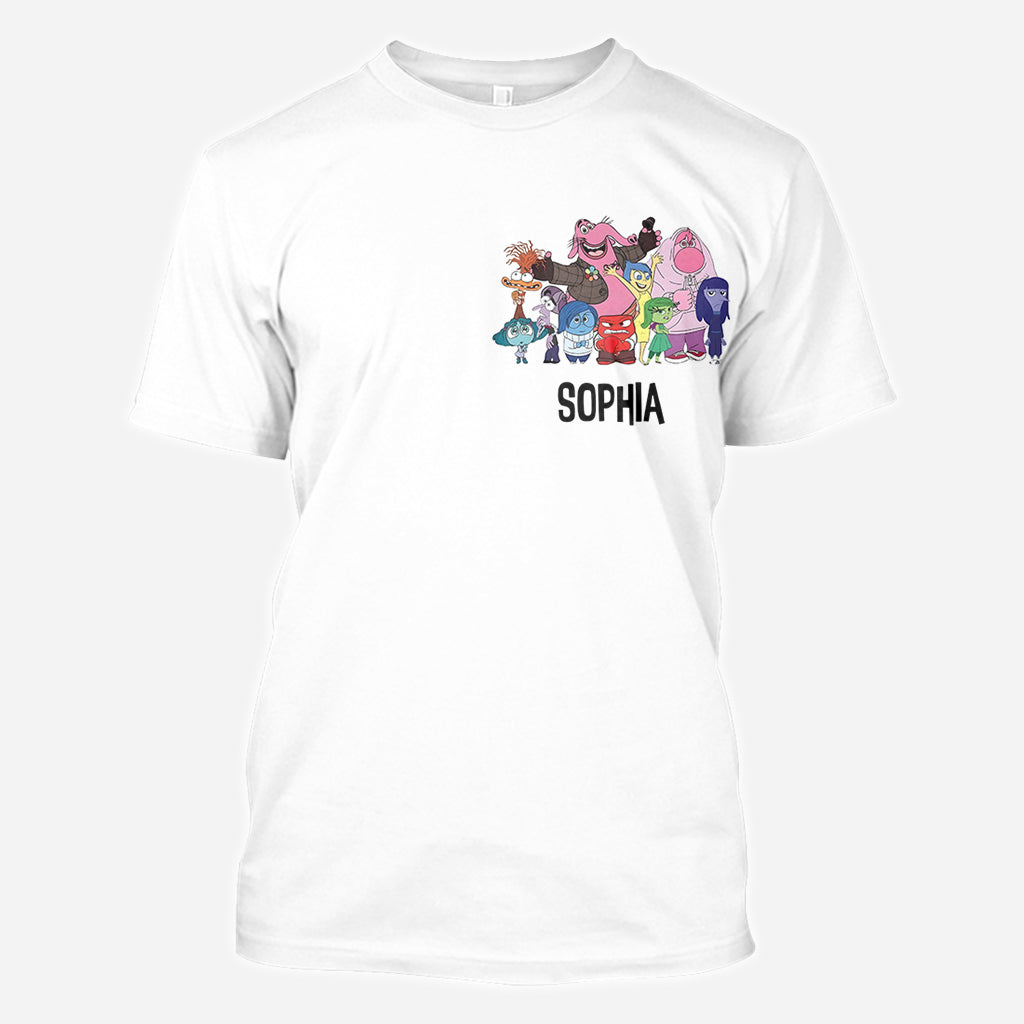 Personalized Emotional Expressions All Over Shirt for Kids | Back to School Gift