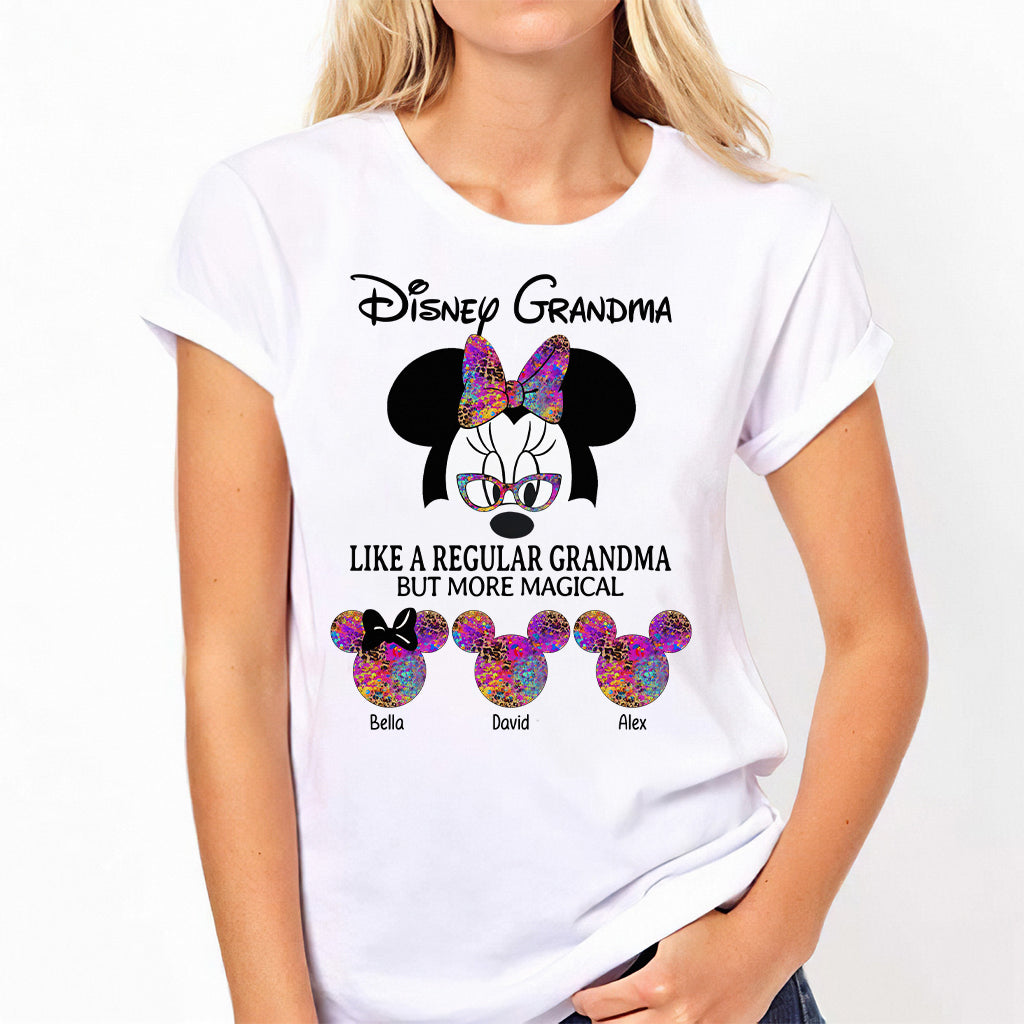 Personalized Disney Grandma T-shirt and Hoodie Gift for Mom