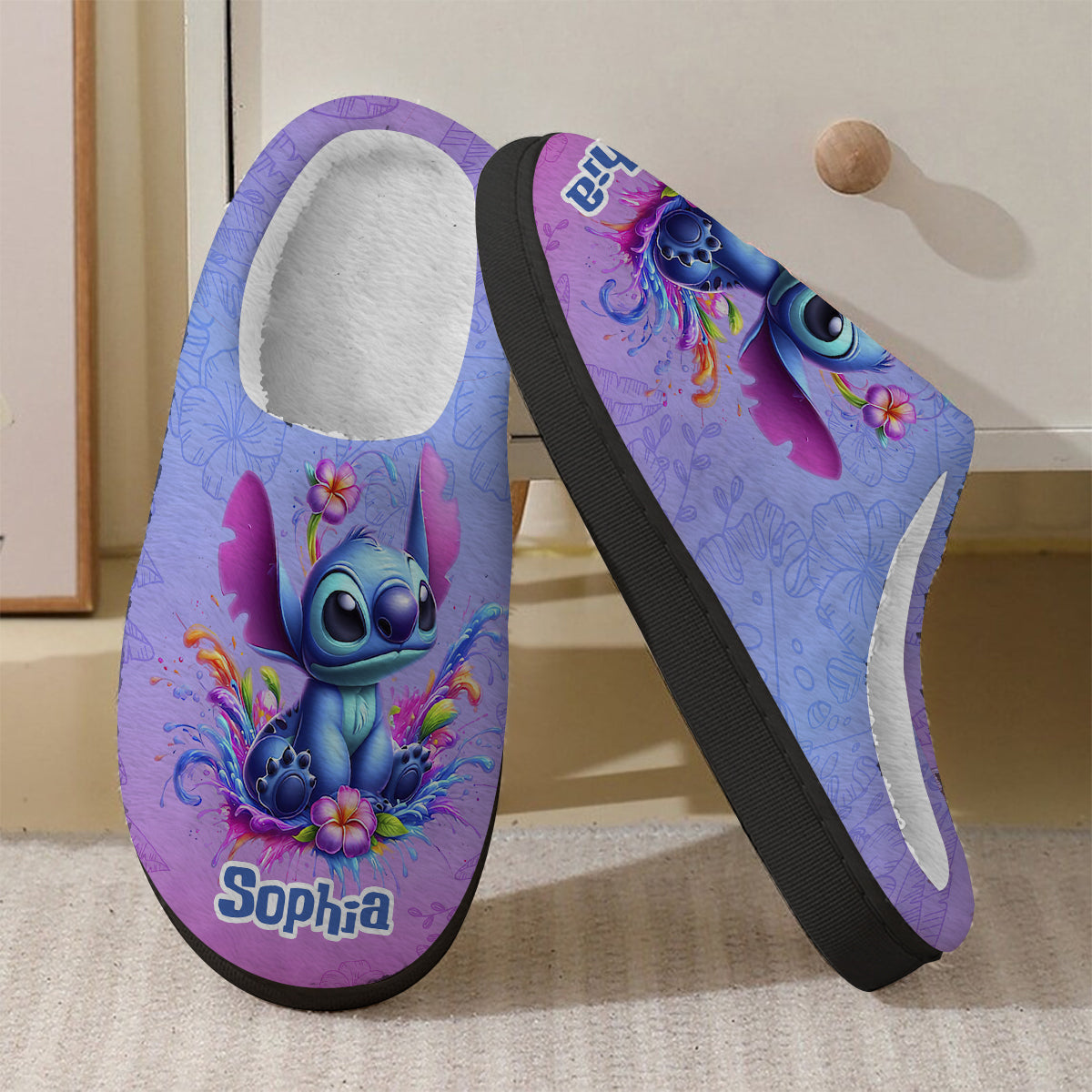 Personalized Cozy Slippers with Custom Name for Kids