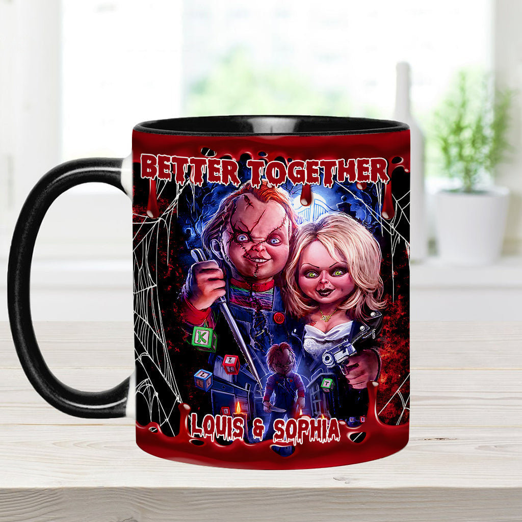 Personalized Chucky & Tiffany Accent Mug Custom Name Gift