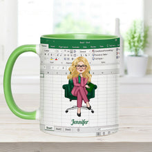 Load image into Gallery viewer, Personalized Accent Mug Custom Colleague Gift with Name

