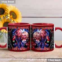 Load image into Gallery viewer, Personalized Chucky &amp; Tiffany Accent Mug Custom Name Gift
