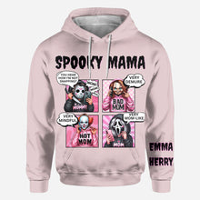 Load image into Gallery viewer, Personalized Spooky Mama All Over Shirt Custom Name Gift for Mom
