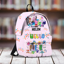 Load image into Gallery viewer, Personalized Kids Backpack with Characters Custom Name for School
