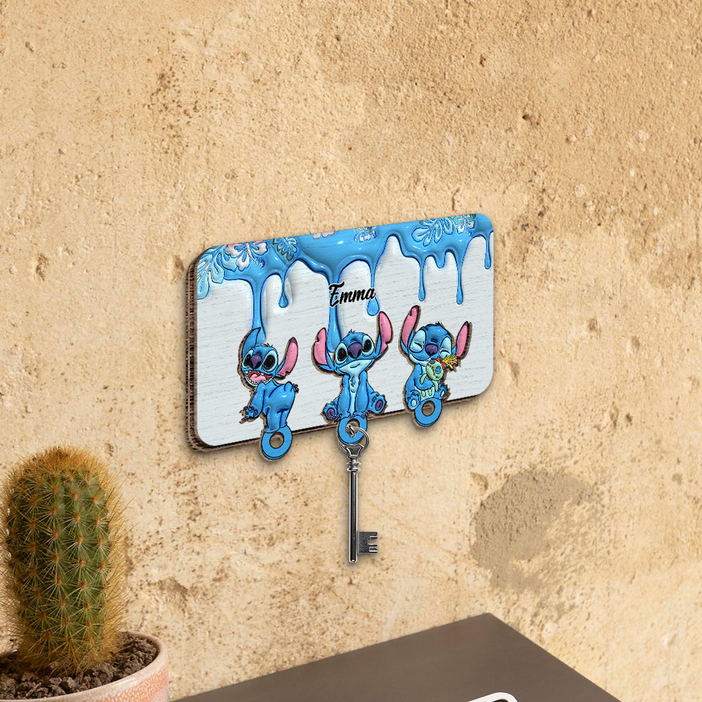 Personalized Ohana Key Holder Custom Name Gift for Home