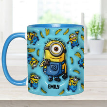 Load image into Gallery viewer, Personalized Minion Mug Custom Name Gift Idea for Kids

