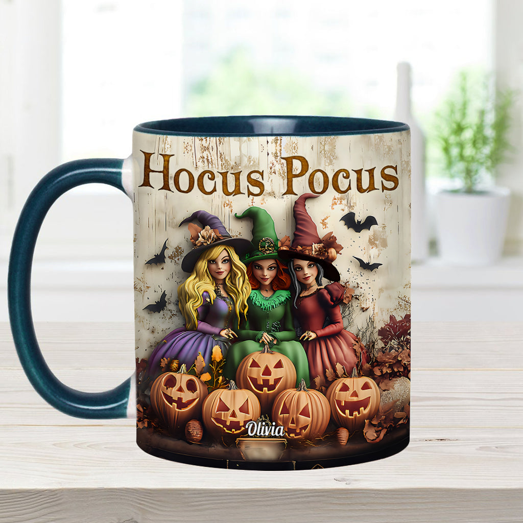 Personalized Hocus Pocus Witches Accent Mug Custom Name Gift