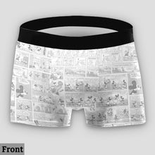 Load image into Gallery viewer, Personalized Lace Border Briefs Set for Couples | Custom Gift

