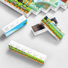 Load image into Gallery viewer, Personalized Best Dad Ever One-Sided Building Brick Block Gift
