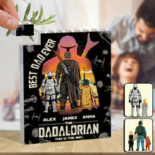Load image into Gallery viewer, Personalized Dadalorian Building Block Gift for Dad - Custom Name Decor
