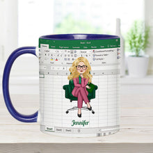 Load image into Gallery viewer, Personalized Accent Mug Custom Colleague Gift with Name
