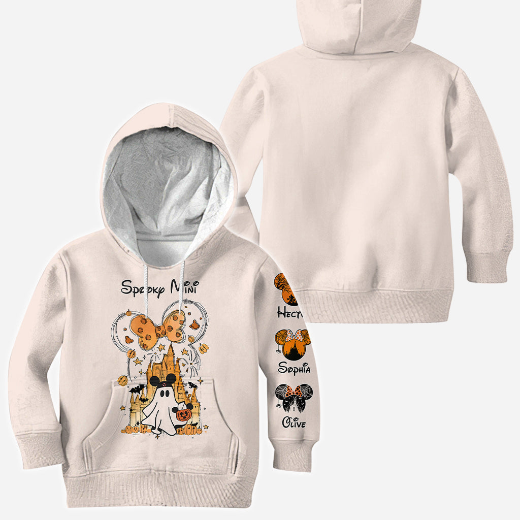 Personalized Halloween All Over Shirt Custom Name Gift for Mom