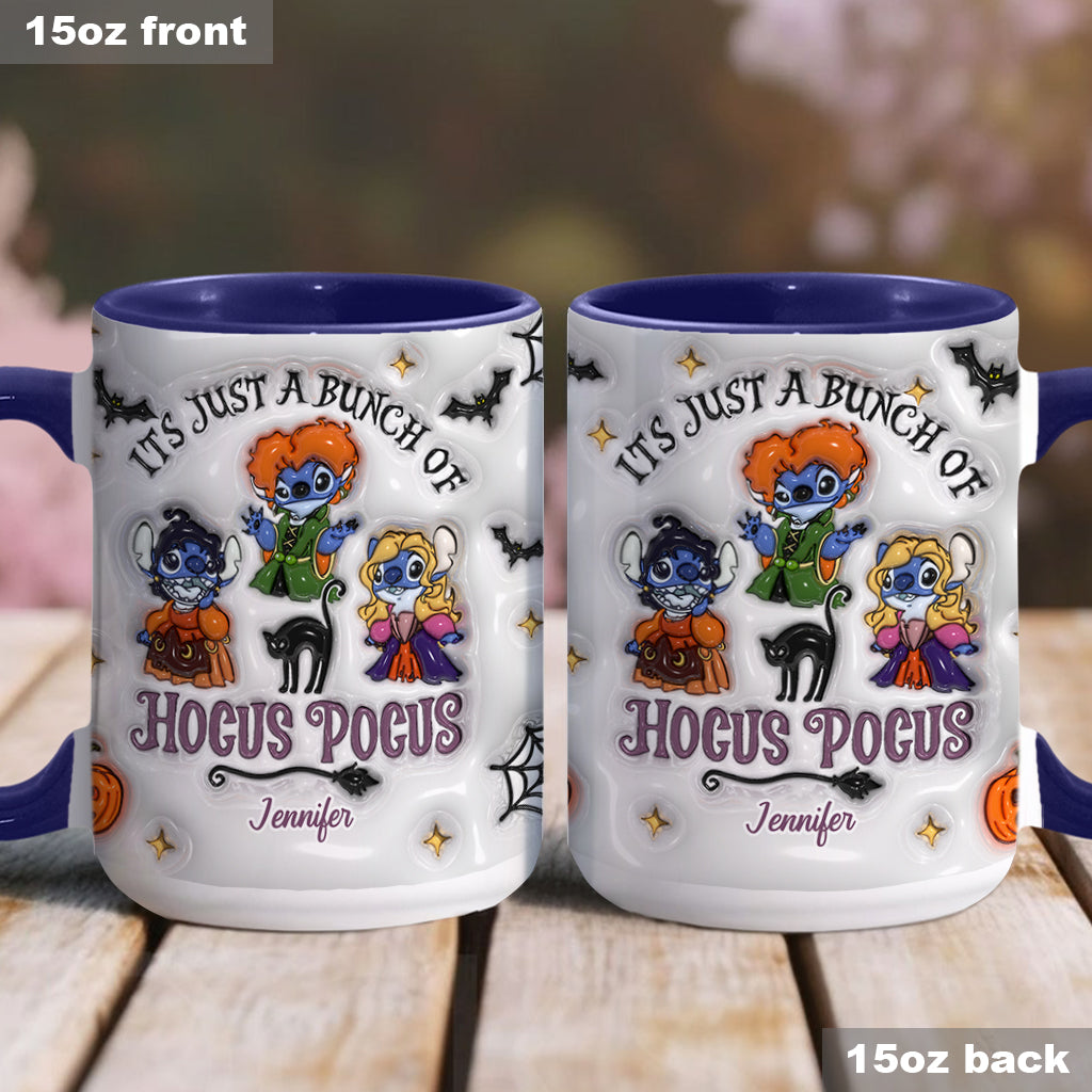 Personalized Halloween Ohana Ceramic Mug Custom Name Gift