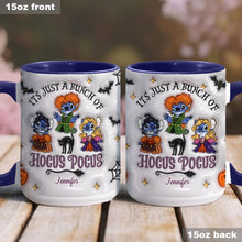 Load image into Gallery viewer, Personalized Halloween Ohana Ceramic Mug Custom Name Gift
